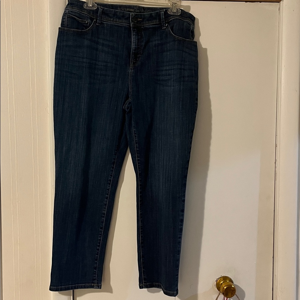 Chicos, Dark Blue Denim Jeans, Ankle length